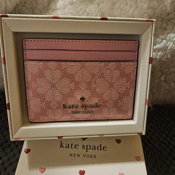 Kate Spade Pink Card Holder - Picture 2 of 16